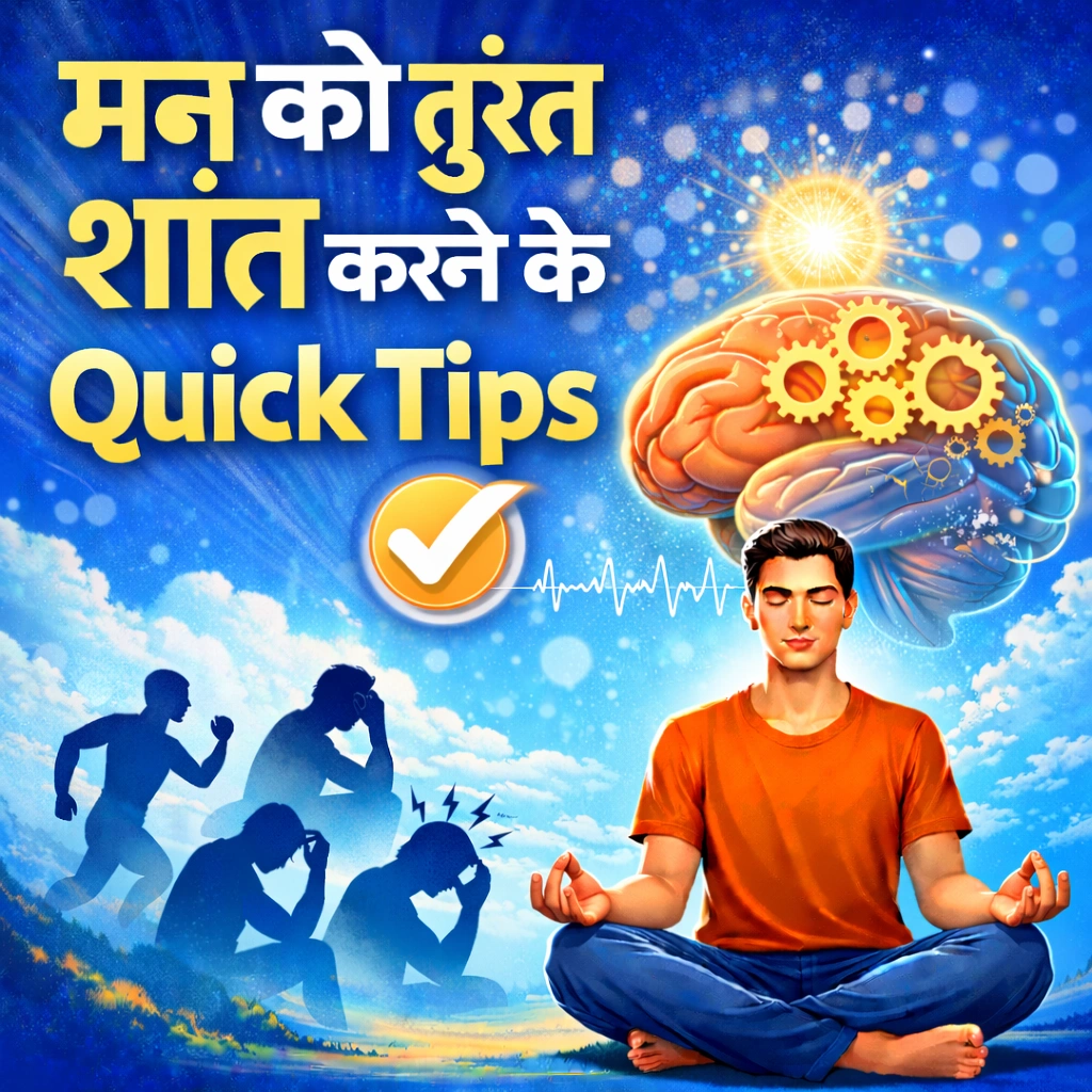 क्या मन हर वक्त अशांत रहता है? जानिए Man ko Shant kaise kare? 10 प्रभावी तरीके (2026) 22 Man ko shant kaise kare quick tips