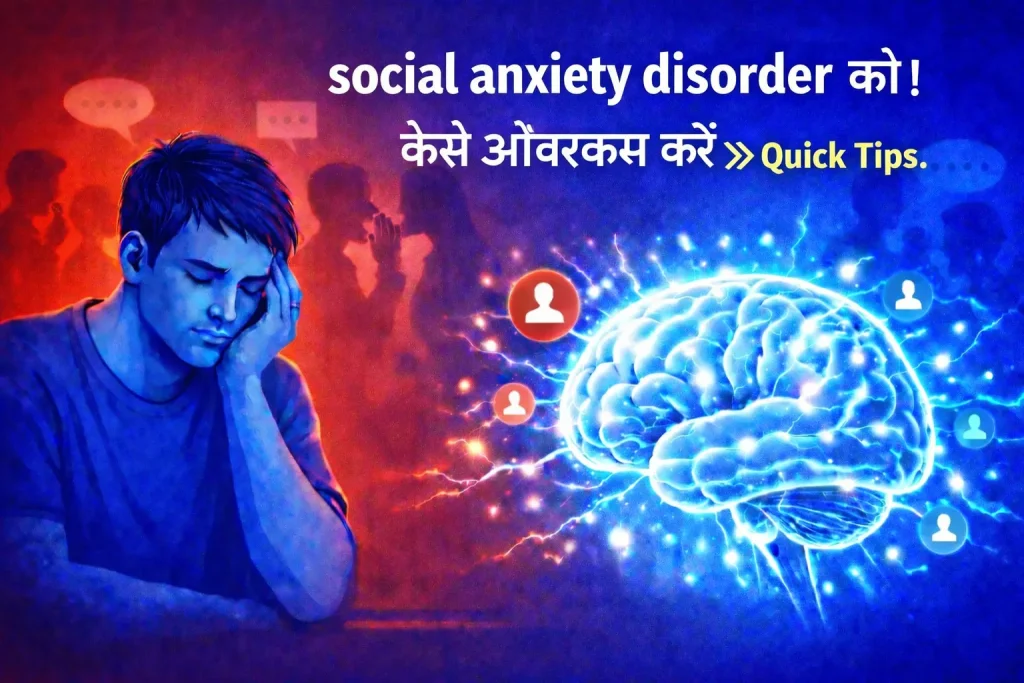 सोशल एंजायटी डिसऑर्डर का मतलब क्या है? Social Anxiety Disorder Meaning in Hindi ✅ 38 Quick tips how to Overcome Social anxiety disorder