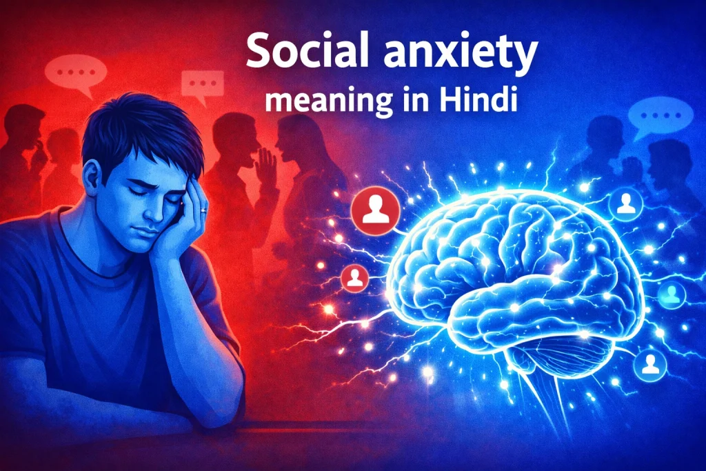 सोशल एंजायटी डिसऑर्डर का मतलब क्या है? Social Anxiety Disorder Meaning in Hindi ✅ 32 Social anxiety meaning in hindi