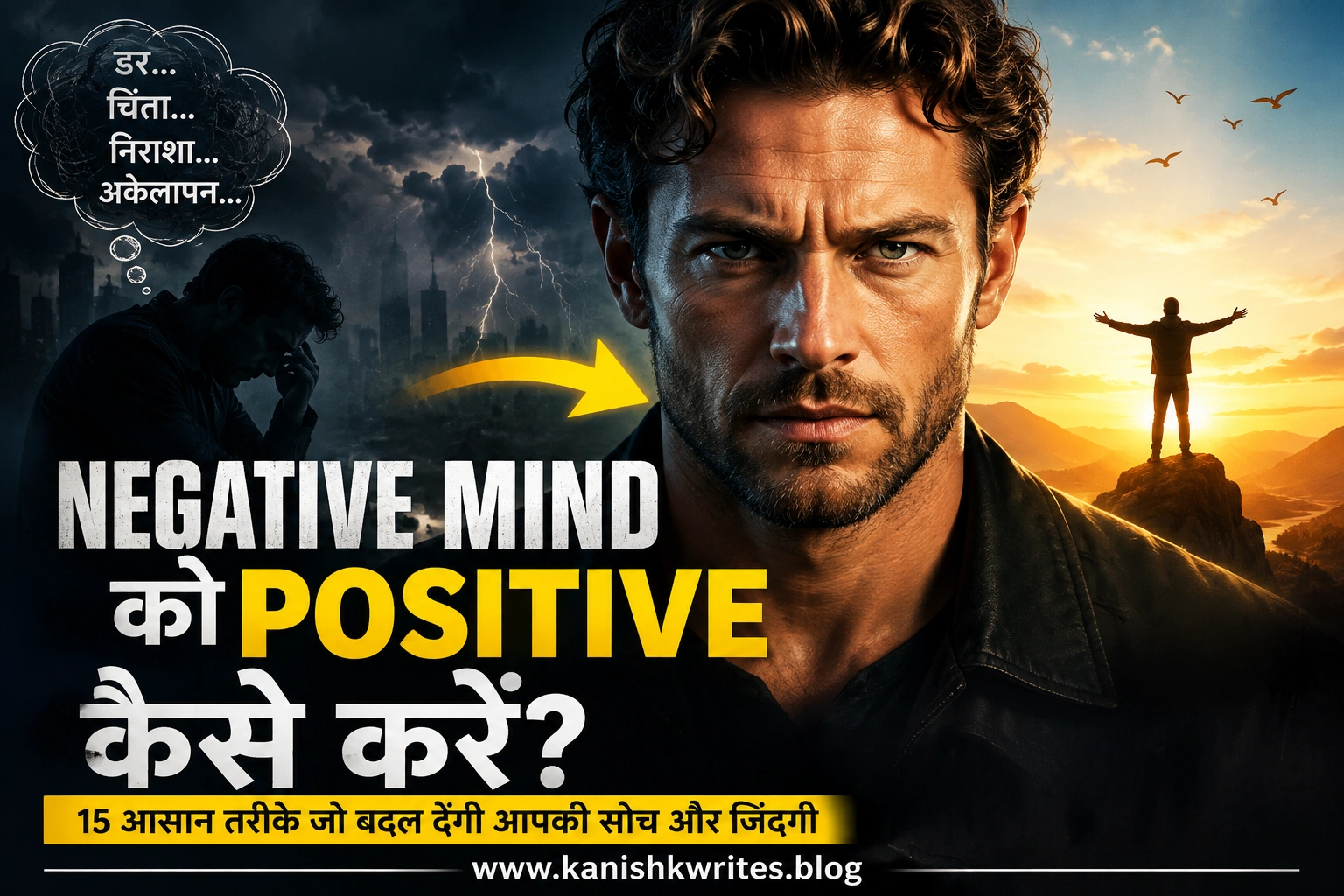 मन हर वक्त नकारात्मकता मे रहता है? जानिये Negative Mind ko positive kaise kare 1 Negative mind ko positive kaise kare negative thinking ko dur kaise kare positive kese soche